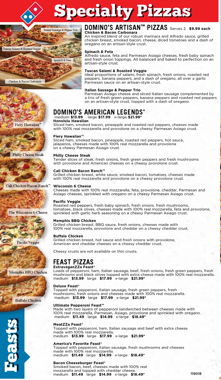 Dominos Pizza Auburn Maine Menu Menusinla Lewiston Auburn Maine Restaurants