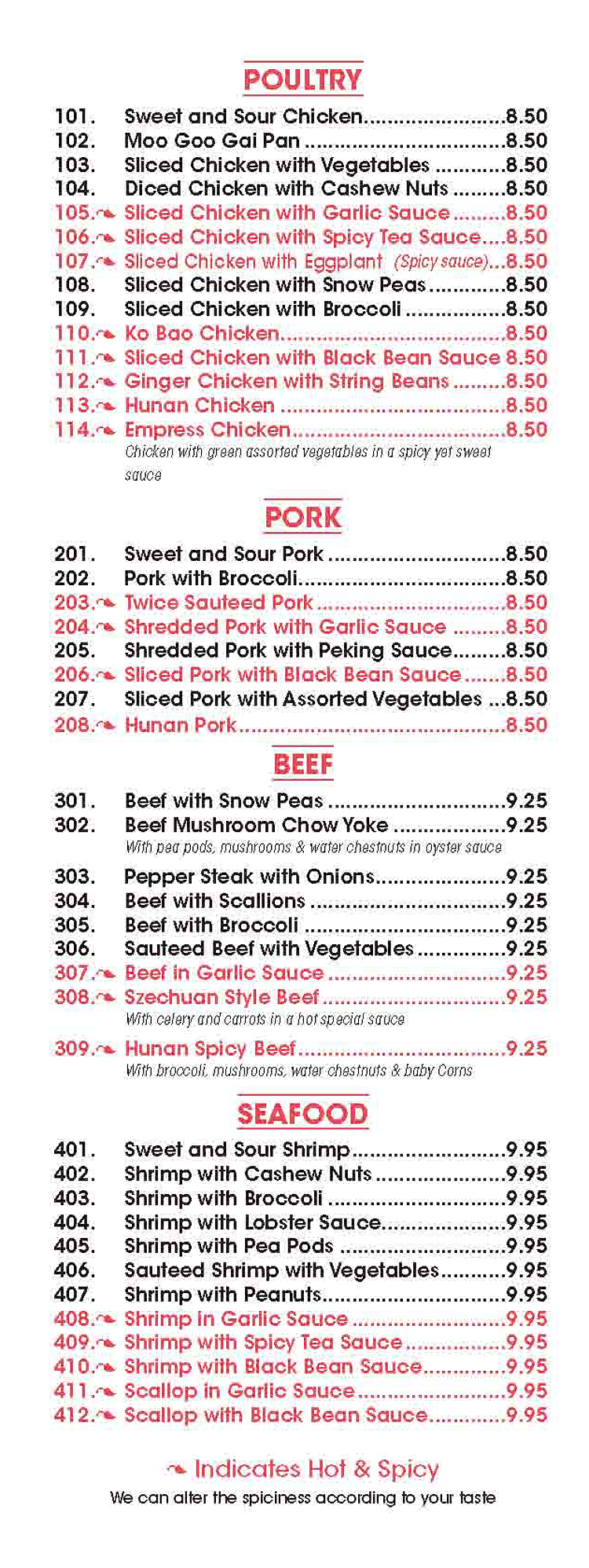 panda garden bangor menu