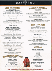 firehouse subs catering menu